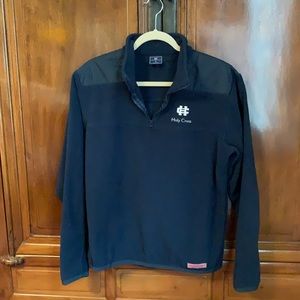 Vineyard Vines Holy Cross College Quarter Zip Fleece Pullover